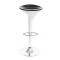  Sgabello da bar design nero e bianco JUPITER