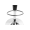 Sgabello da bar design nero e rosso JUPITER