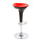 Sgabello da bar design nero e rosso JUPITER