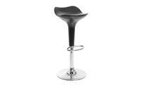 Sgabello da bar design nero URANUS