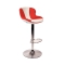 Sgabello da bar design ROCKY bianchi e rossi 