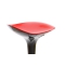  Sgabello da bar design rosso e nero VENUS