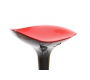  Sgabello da bar design rosso e nero VENUS