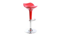 Sgabello da bar design rosso   URANUS