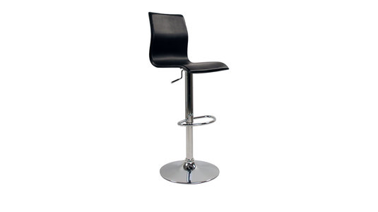 Sgabello da bar lungo SURF ALTO nero image 1