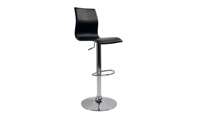 Sgabello da bar lungo SURF ALTO nero
