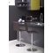 Sgabello da bar lungo SURF ALTO nero