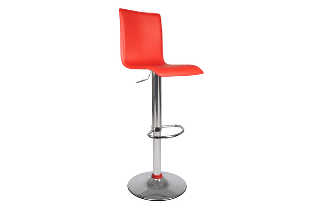 Sgabello da bar lungo SURF ALTO rosso