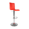 Sgabello da bar lungo SURF ALTO rosso