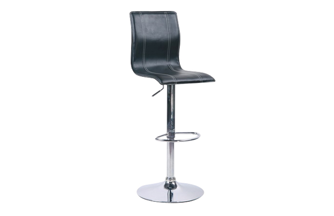 Sgabello da bar lungo SURF ALTO V2 nero