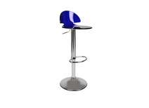 Sgabello da bar Orion plexiglas blu