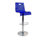 Sgabello da bar Saturno blu trasparente