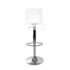 Sgabello da bar SATURNO plexiglas trasparente image pub1