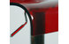 Sgabello da bar SATURNO rosso trasparente image 3