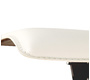Sgabello da bar surf alto bianco image 3