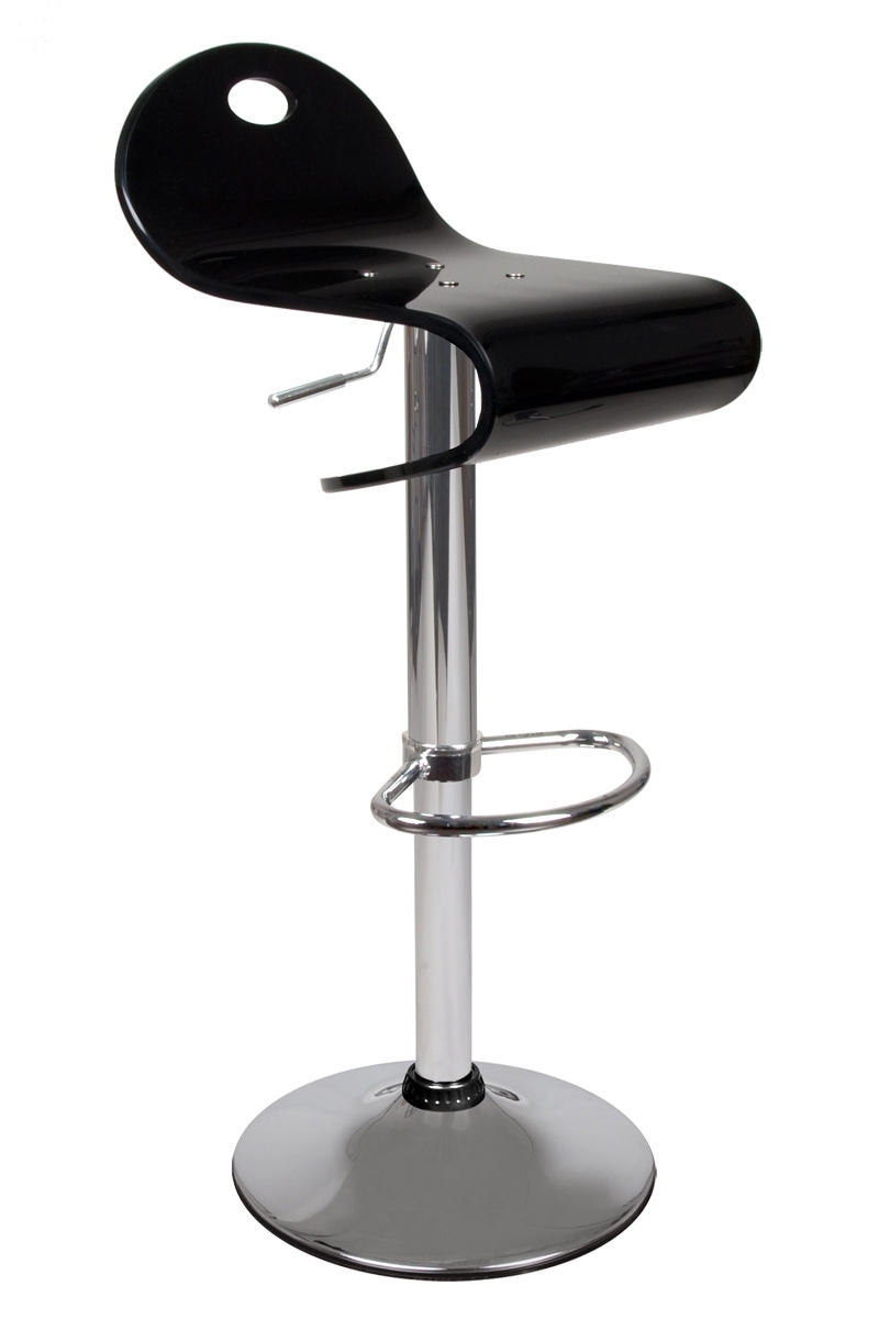 Sgabello da bar up to you CELESTE color nero