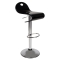 Sgabello da bar up to you CELESTE color nero