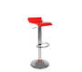 Sgabello da bar VEGA bicolori rosso e bianco