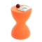 Sgabello design arancione IDA