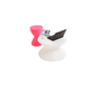 Sgabello design rosa IDA