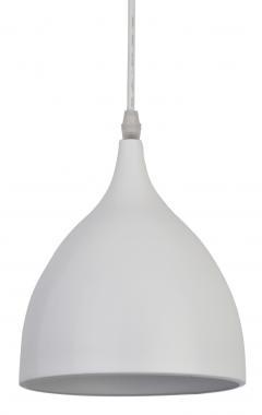 Sospensione design metallo DROP - colore bianco