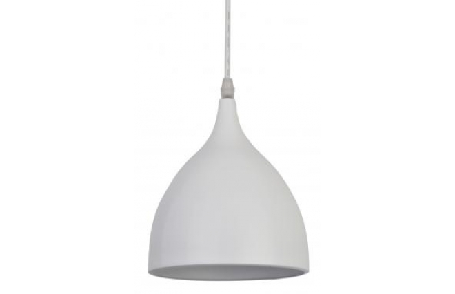 Sospensione design metallo DROP - colore bianco