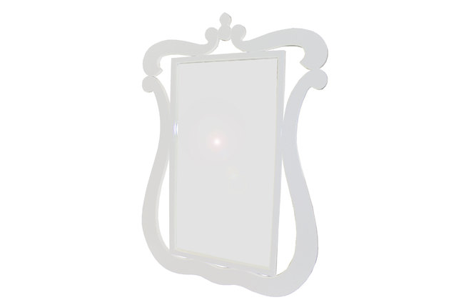 Specchio murale LUISA - colore bianco