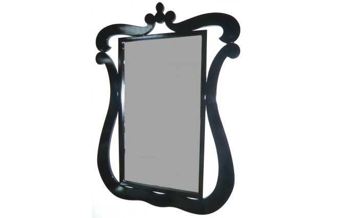 Specchio murale LUISA - colore nero
