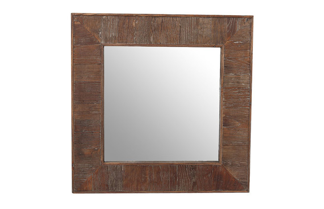 Specchio quadrato  in legno GLADIA