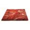 Tappeto design ALOES - rosso a motivi