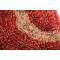 Tappeto design ALOES - rosso a motivi