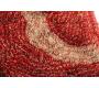 Tappeto design ALOES - rosso a motivi