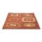 Tappeto design LYS arancione e rosso