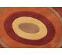 Tappeto design LYS arancione e rosso