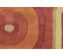 Tappeto design LYS arancione e rosso
