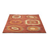 Tappeto design LYS arancione e rosso image pub1
