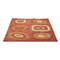 Tappeto design LYS arancione e rosso