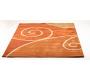 Tappeto design VOLUBILIS arancione e rosso