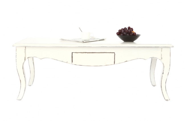 Tavolino barocco bianco ROSALA