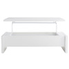 Tavolino basso design bianco  LOLA