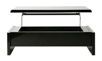 Tavolino basso design nero  LOLA