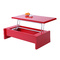 Tavolino basso design rosso LOLA