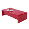 Tavolino basso design rosso LOLA