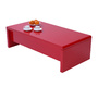 Tavolino basso design rosso LOLA