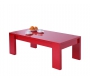 Tavolino basso moderno rosso LILOU