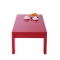 Tavolino basso moderno rosso LILOU