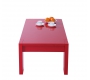 Tavolino basso moderno rosso LILOU