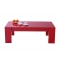 Tavolino basso moderno rosso LILOU