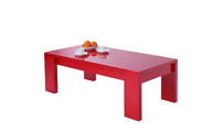 Tavolino basso moderno rosso LILOU
