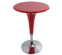 Tavolino da bar in ABS colore rosso